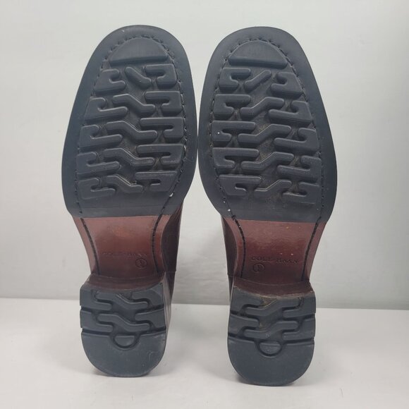 Cole Haan Women's Brown Leather Ankle Boots F5944 US Size 10B - Picture 8 of 10